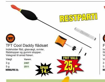Harald Nyborg TFT Cool Daddy flådsæt tilbud
