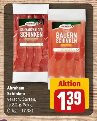 REWE Abraham Schinken tilbud