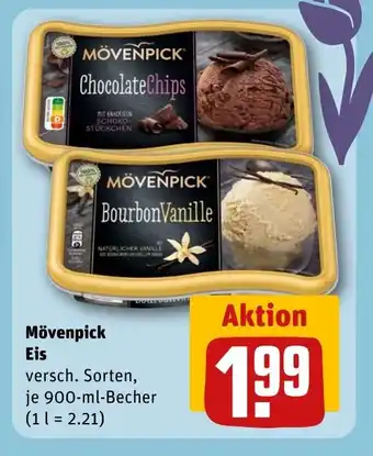 REWE DE Mövenpick Eis tilbud