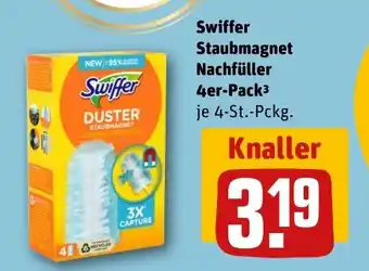 REWE DE Swiffer Staubmagnet Nachfüller 4er-Pack³ tilbud