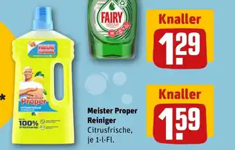 REWE DE Meister Proper Reiniger tilbud