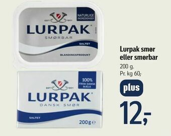 Føtex Lurpak smør eller smørbar tilbud