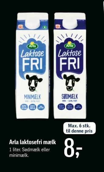Føtex Arla laktosefri mælk tilbud