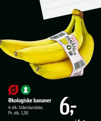 Føtex Økologiske bananer tilbud