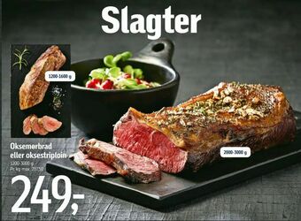 Oksemørbrad eller oksestriploin
