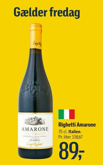 Føtex Righetti Amarone tilbud