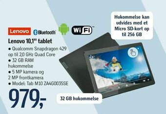 Føtex Lenovo 10,1" tablet tilbud