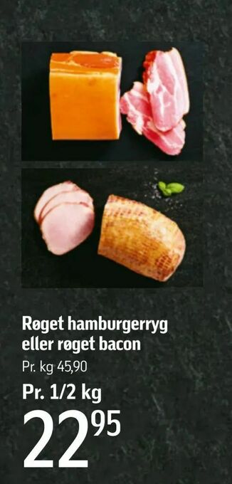 Føtex Røget hamburgerryg eller røget bacon tilbud