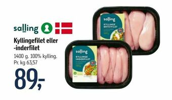 Føtex Kyllingefilet eller -inderfilet tilbud