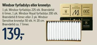 Windsor fyrfadslys eller kronelys