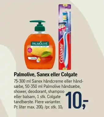 Føtex Palmolive, Sanex eller Colgate tilbud