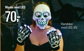Maske med LED