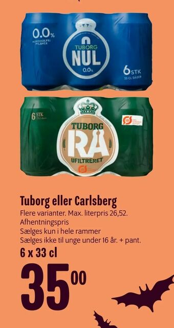 Tuborg eller Carlsberg