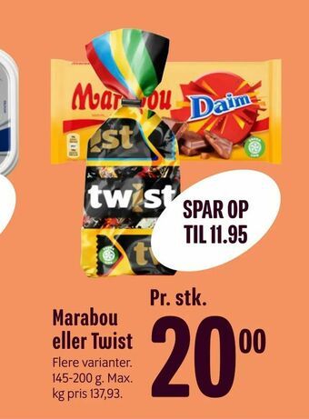 Marabou eller Twist