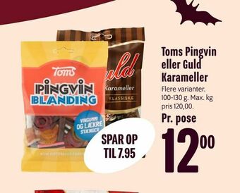 Min Købmand Toms Pingvin eller Guld Karameller tilbud