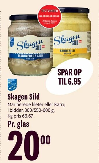 Min Købmand Skagen Sild tilbud