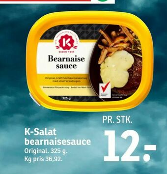 SPAR K-Salat bearnaisesauce tilbud