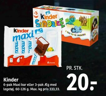 SPAR Kinder tilbud
