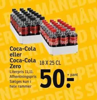 SPAR Coca-Cola eller Coca-Cola Zero tilbud