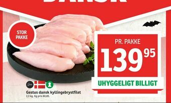 SPAR Gestus dansk kyllingebrystfilet tilbud