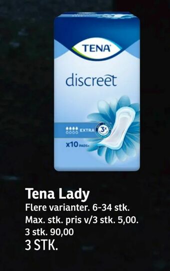 SPAR Tena Lady tilbud