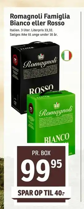 Romagnoli Famiglia Bianco eller Rosso