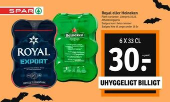 Royal eller Heineken