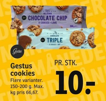 SPAR Gestus cookies tilbud