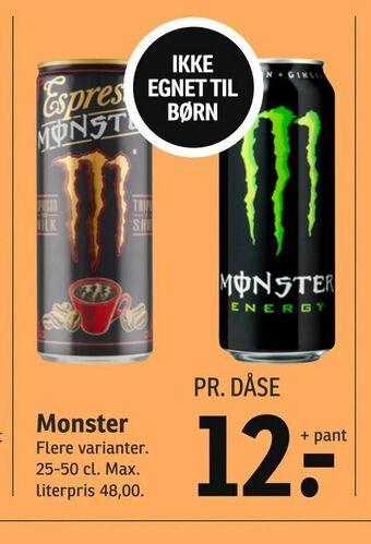 SPAR Monster tilbud
