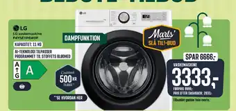Skousen LG vaskemaskine F4Y5EYP6W0F tilbud