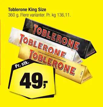 Calle Toblerone King Size tilbud