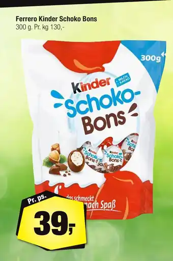 Calle Ferrero Kinder Schoko Bons tilbud