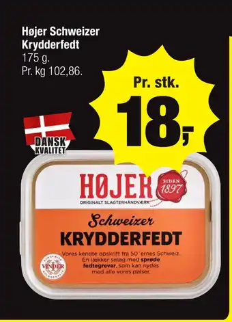 Calle Højer Schweizer Krydderfedt tilbud