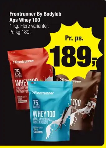 Calle Frontrunner By Bodylab Aps Whey 100 tilbud