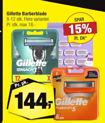 Calle Gillette Barberblade tilbud