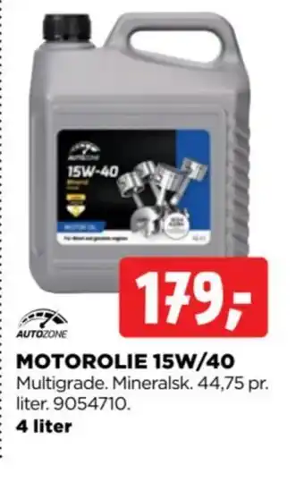 jem & fix MOTOROLIE 15W/40 tilbud
