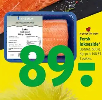Coop 365 Fersk lakseside tilbud