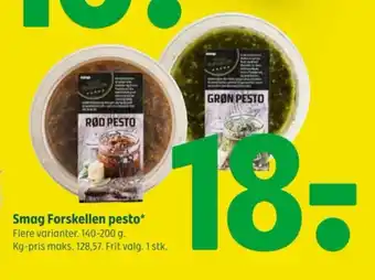 Coop 365 Smag Forskellen pesto tilbud