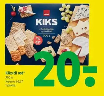 Kiks til ost