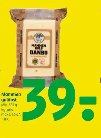 Coop 365 Mammen guldost tilbud