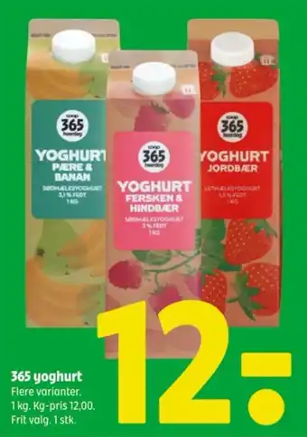 Coop 365 365 yoghurt tilbud
