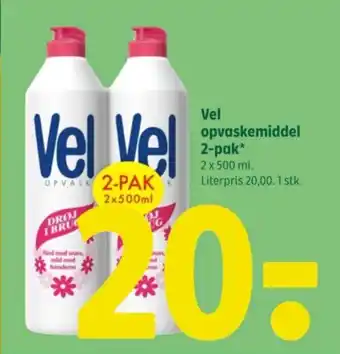 Coop 365 Vel opvaskemiddel 2-pak tilbud