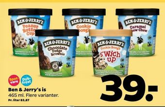 Netto Ben & Jerry's is tilbud