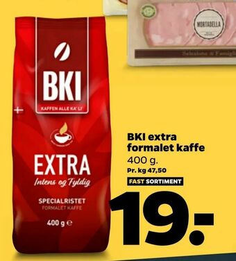 Netto BKI extra formalet kaffe tilbud