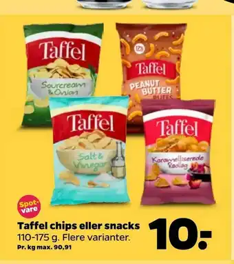 Taffel chips eller snacks