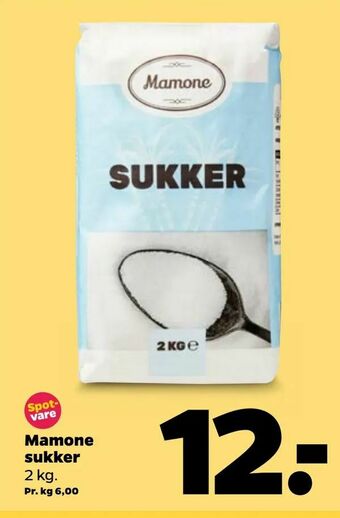 Netto Mamone sukker tilbud