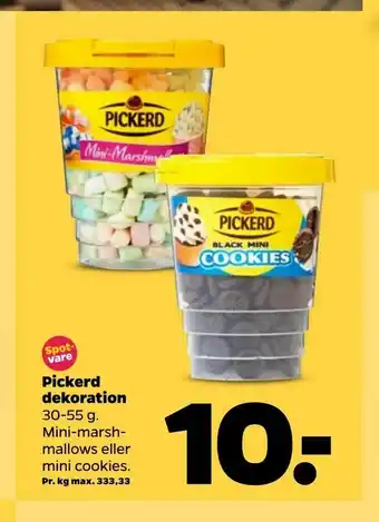 Pickerd dekoration