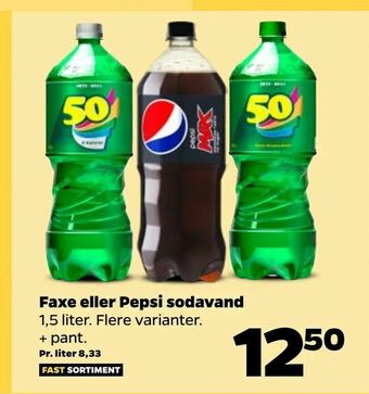 Netto Faxe eller Pepsi sodavand tilbud
