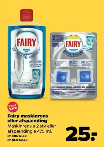 Netto Fairy maskinrens eller afspænding tilbud