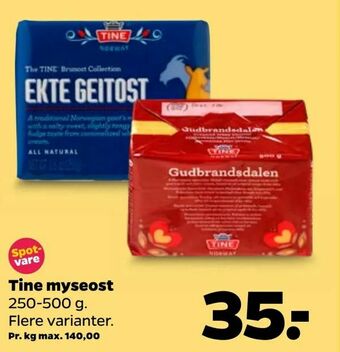 Tine myseost
